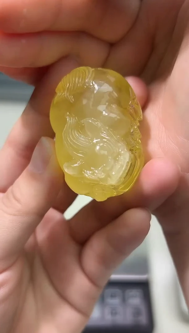 裸石琥珀未镶嵌琥珀蜜蜡吊坠