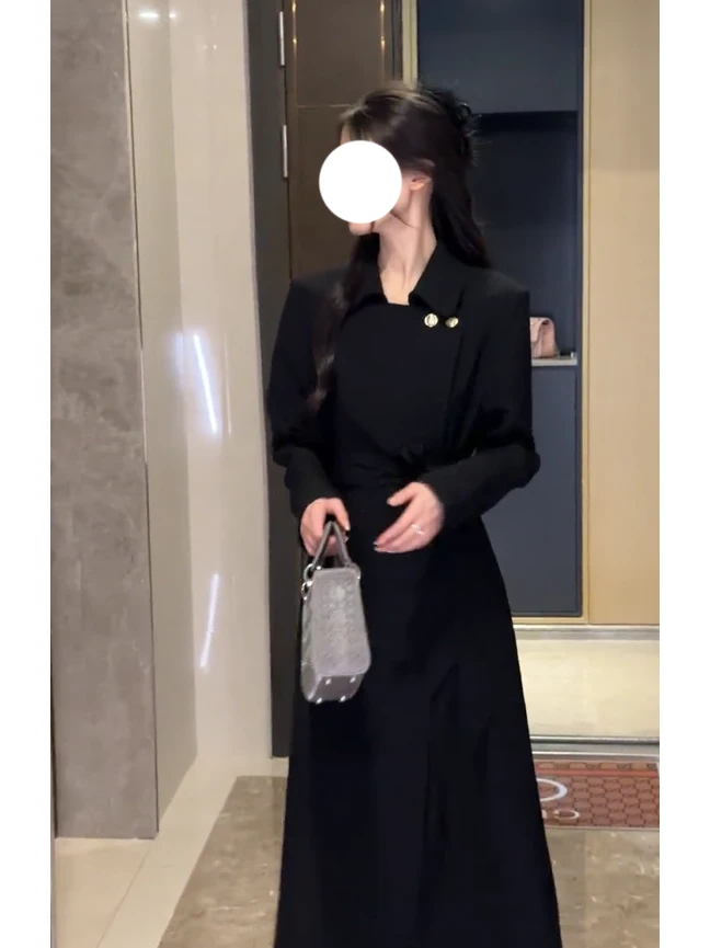 法式赫本风简约纯色高端时尚气质外套女秋季高级感轻奢通勤穿搭潮