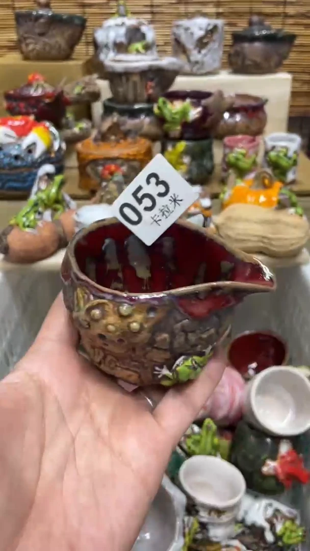 一***间053精美粗陶手工柴烧