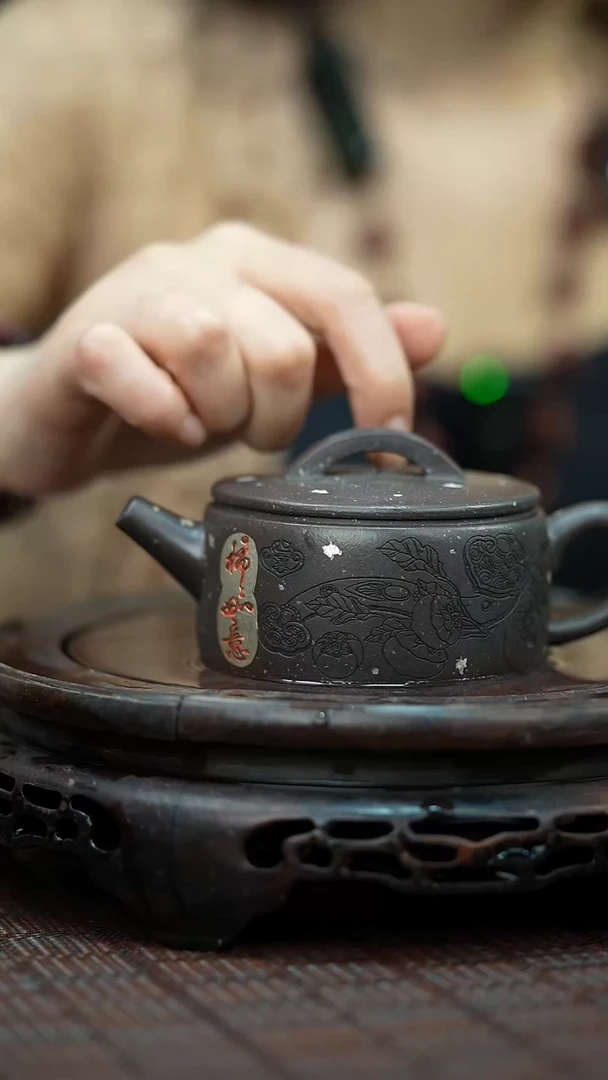 茶壶紫砂宜兴岁颐传砂原矿全手19家