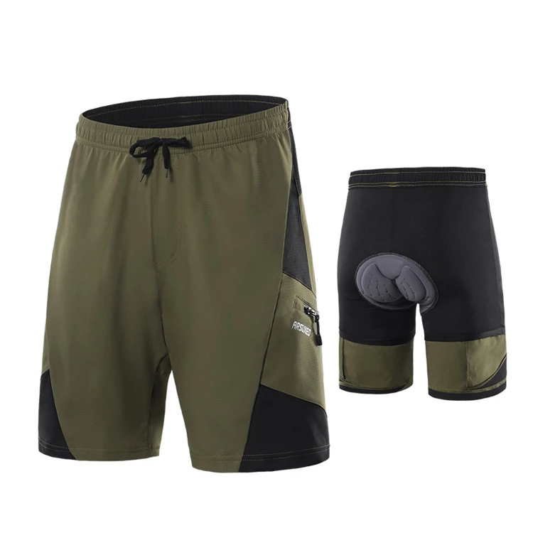 艾速欧山地车骑行裤男硅胶垫骑行短裤自行车休闲通勤骑行服装备