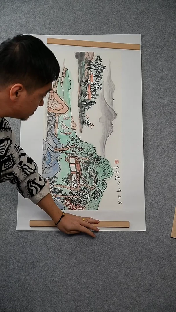国画吴淑华老师绘画6006