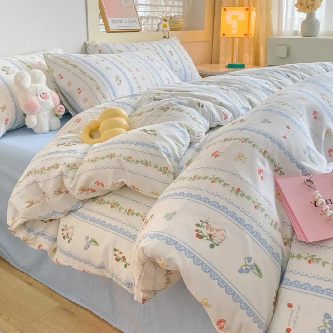 订单尾货被罩【风小碎花】网红小清新斜纹棉被罩