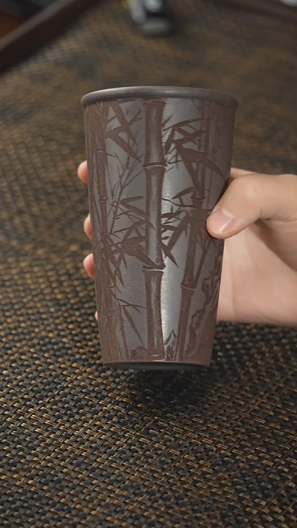 【闪购商品】紫砂茶杯福利紫砂竹报平安