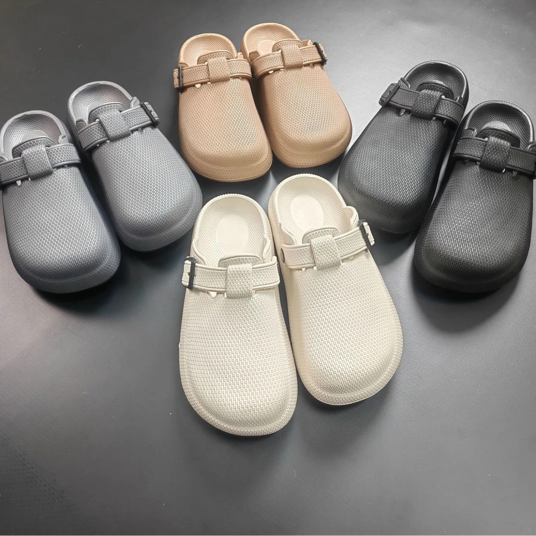 AURORA WALK高档勃肯鞋男款2025新款拖鞋夏季外出一脚蹬通勤女鞋