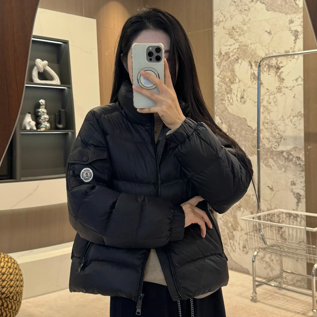 宿慕SUMU肯豆羽绒服女立领三防羽绒外套2025新款冬装短款女装2590