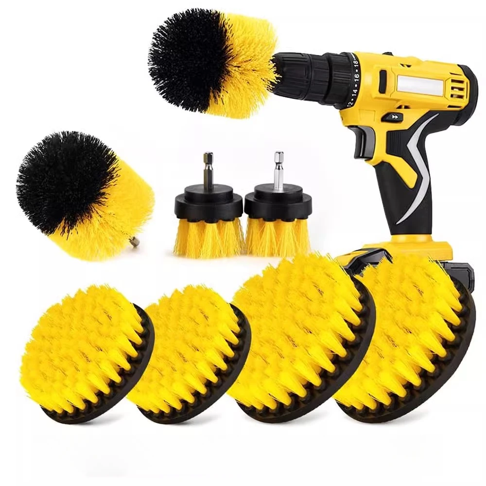 【手持电钻清洁刷头】电动清洁刷锥形刷加长杆家用多功能瓷砖厨卫刷