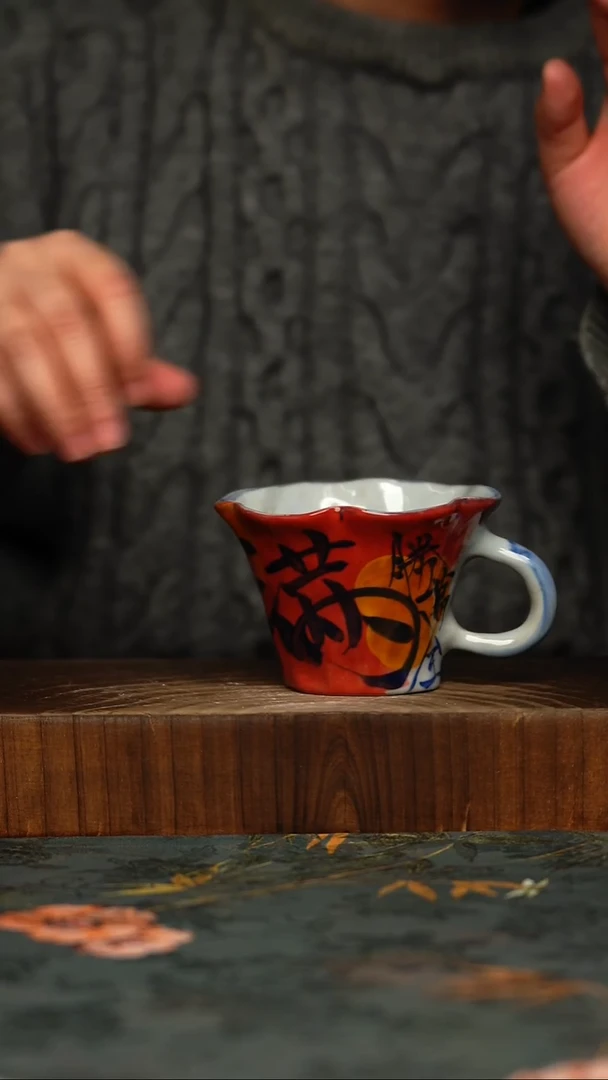 瓷片釉下彩手工手绘同款陶器