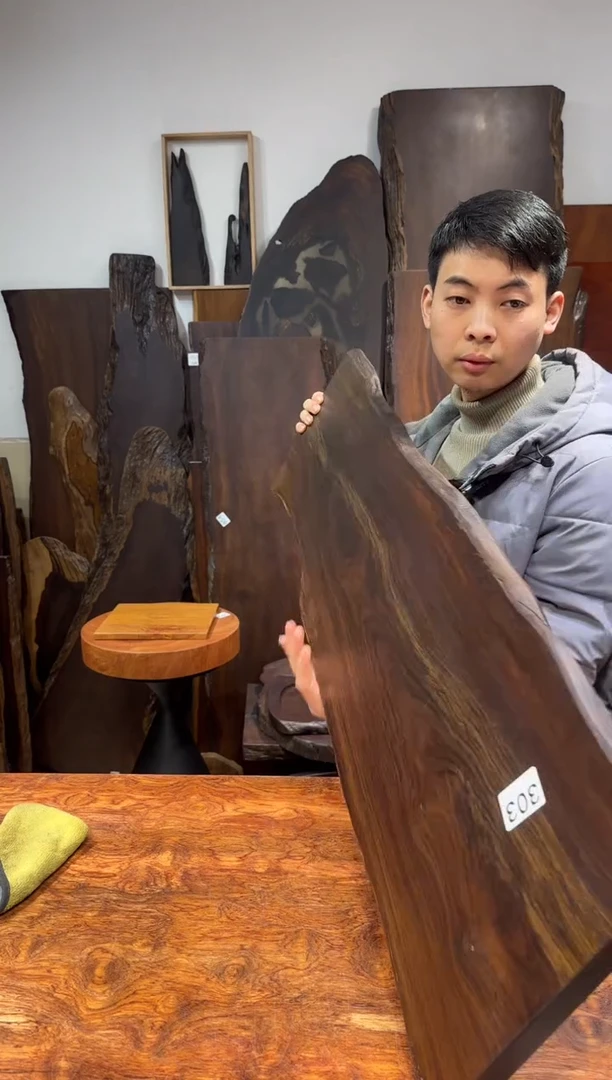 风车木（黑檀木）尺寸110*28*2.3编号303