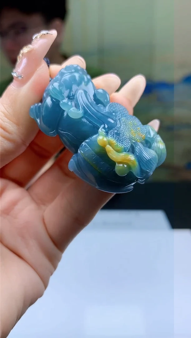 【闪购商品】定制翡翠未镶嵌4688ty-毛货挂件13