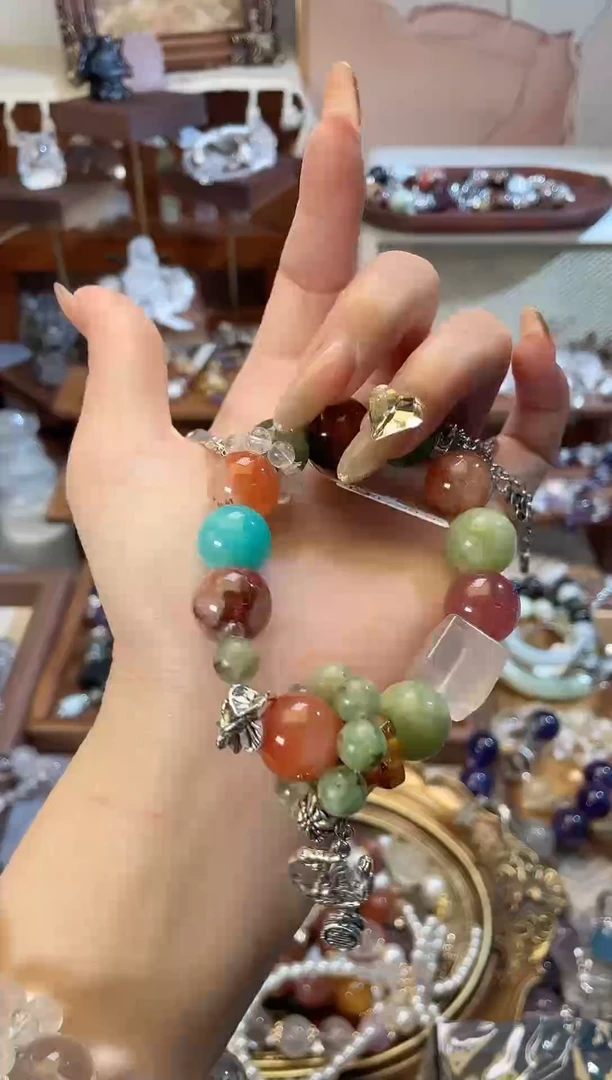 【闪购商品】水晶手串未镶嵌柚子原创水晶