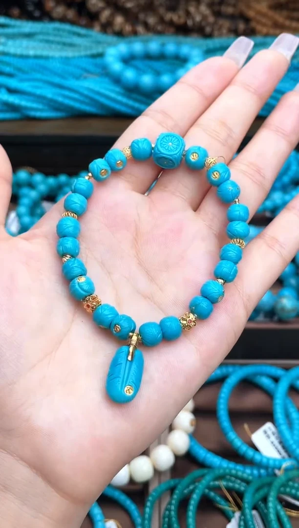 未镶嵌绿松石珠宝奇石A076