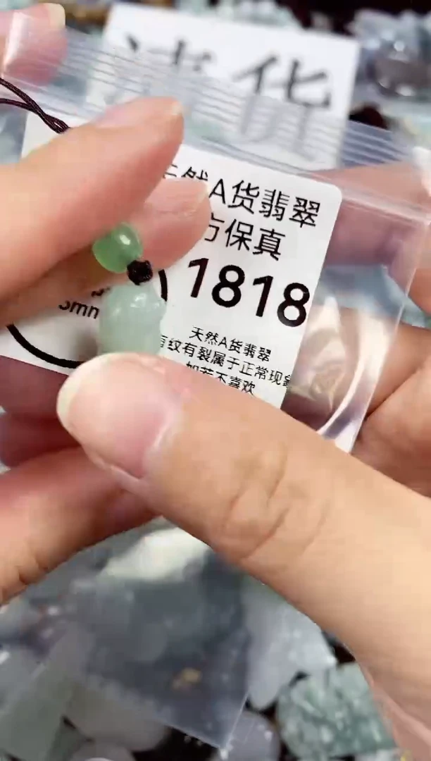 【闪购商品】翡翠颈饰未镶嵌天然A货翡翠1818