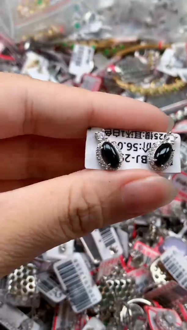 银S925镶嵌戒指翡翠天然A货缅甸翡翠