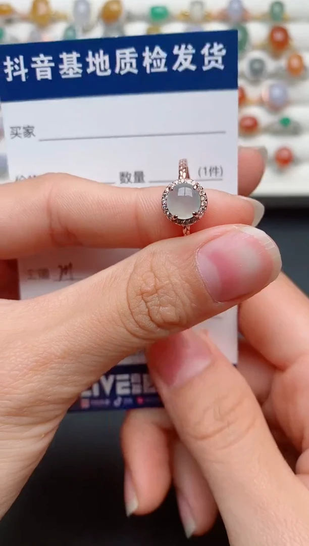 【闪购商品】翡翠戒指银S925镶嵌........