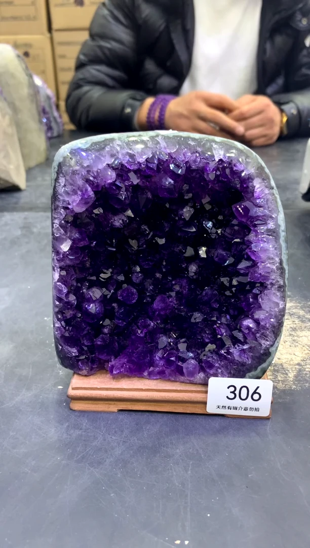 【闪购商品】水晶摆件未镶嵌天然高品质紫晶306