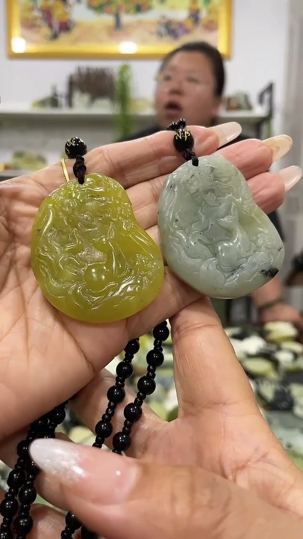 岫玉未镶嵌吊坠多样性发货其中发一件