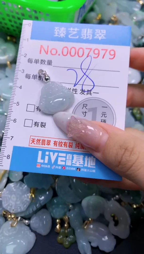 颈饰未镶嵌翡翠7979