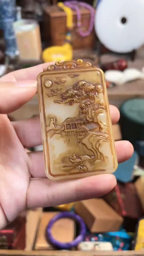 【闪购商品】和田玉颈饰未镶嵌玉瑞专属精选摆件