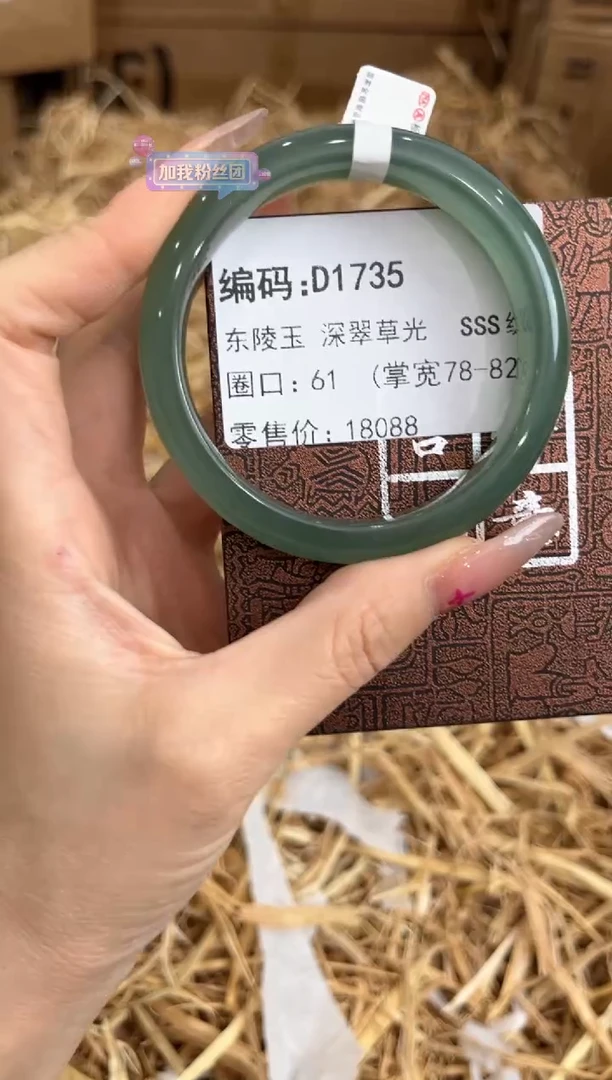 未镶嵌手镯石英质玉D1735