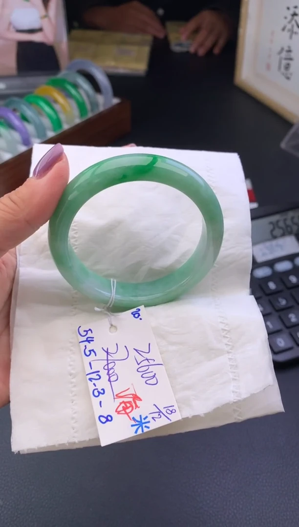 未镶嵌手镯翡翠假一赔三   手镯