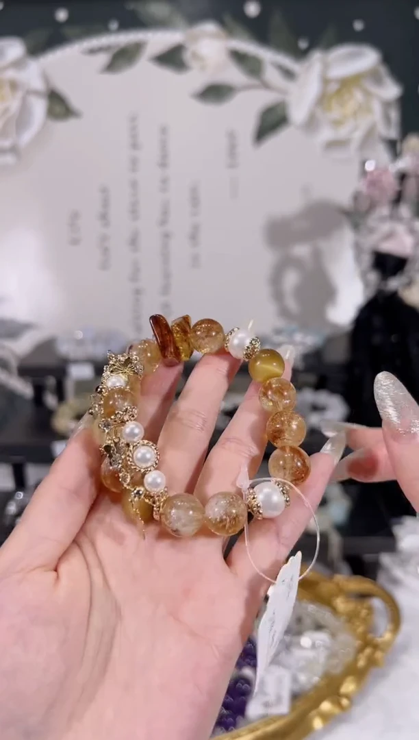 【闪购商品】水晶手链未镶嵌天然水晶默认微瑕 多样性发货发其一