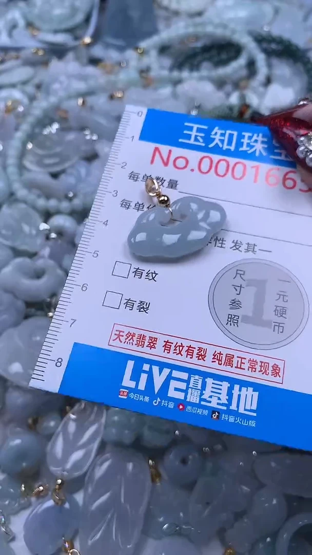 吊坠(不含链)未镶嵌翡翠1665