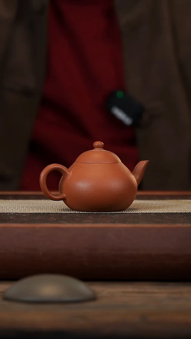 茶壶紫砂朱泥小梨130容量