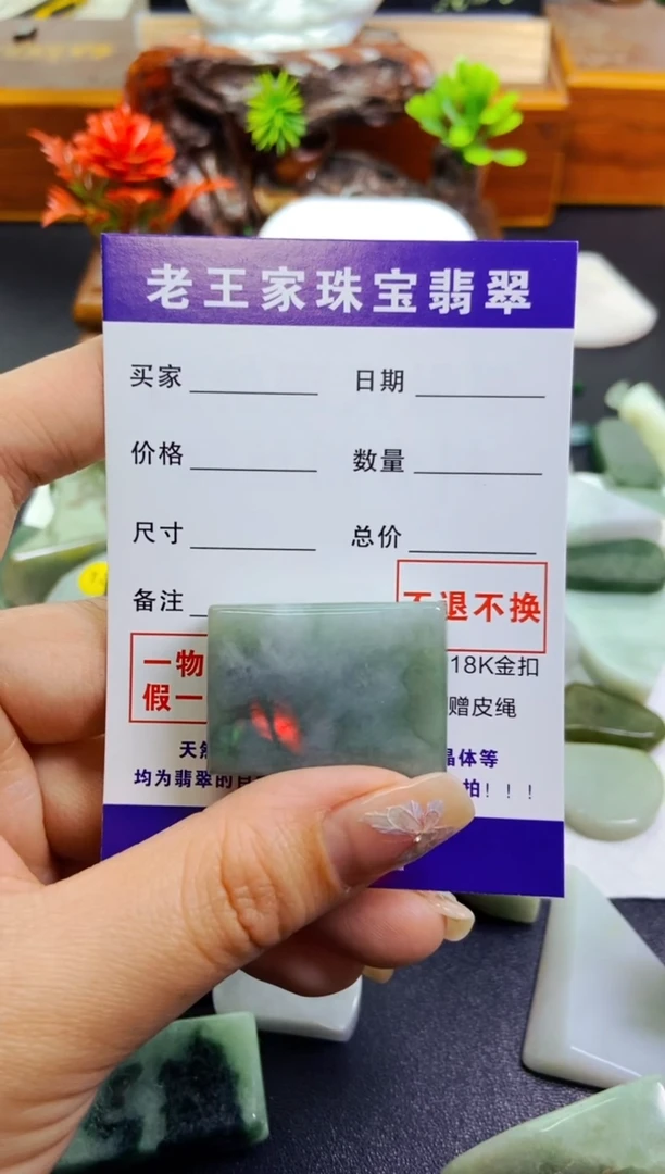 【闪购商品】翡翠颈饰未镶嵌料子