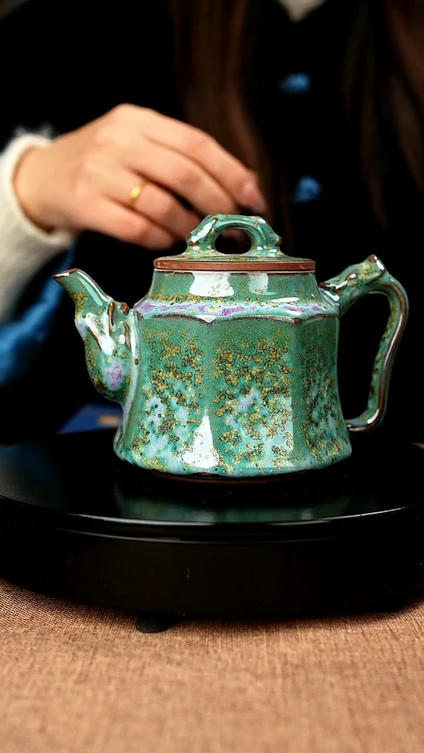 【闪购商品】995#一级品原矿钧瓷炉钧釉龙尊壶