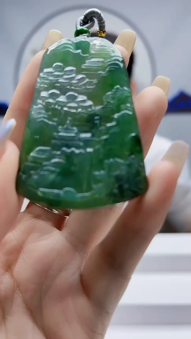 未镶嵌定制翡翠毛货-挂件24