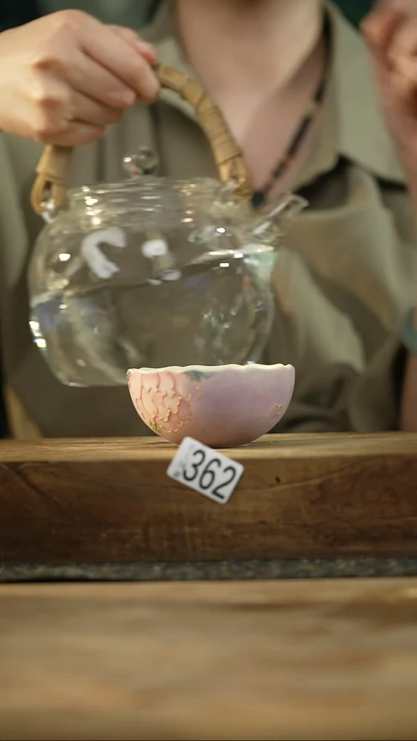 设计师手作款   牡丹主人杯