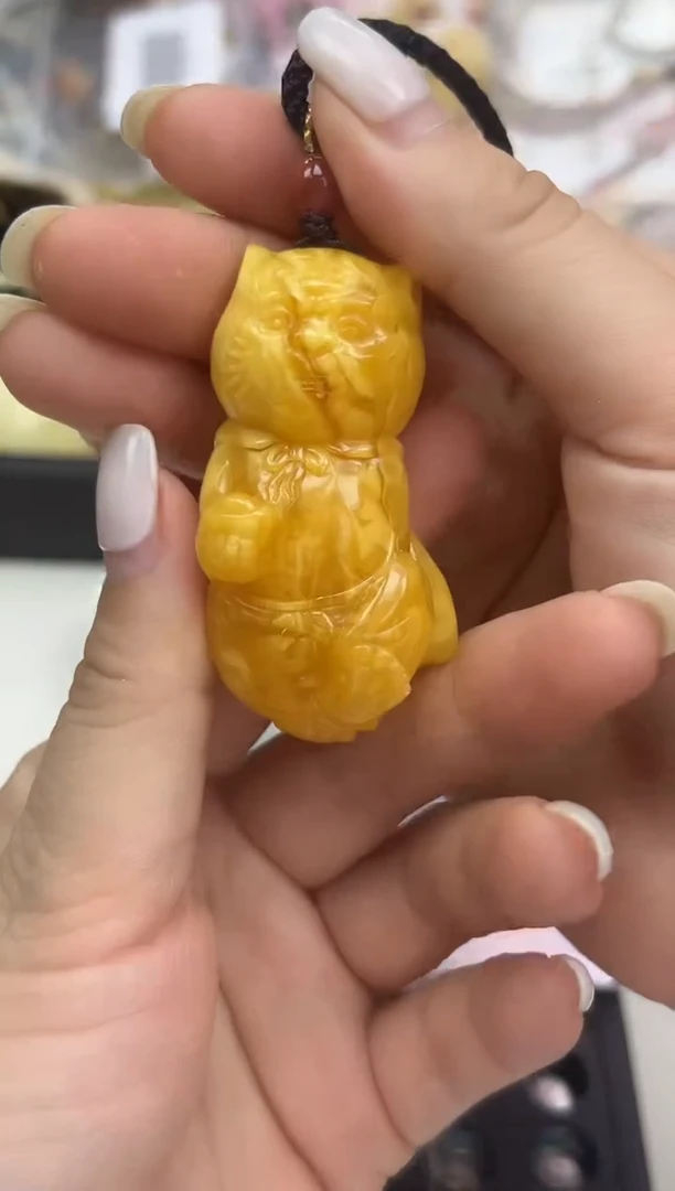 裸石蜜蜡未镶嵌琥珀蜜蜡吊坠
