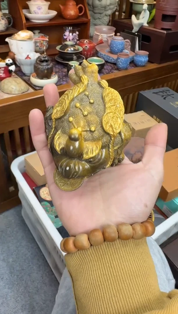 摆件陶茶具茶具茶具变色金蝉