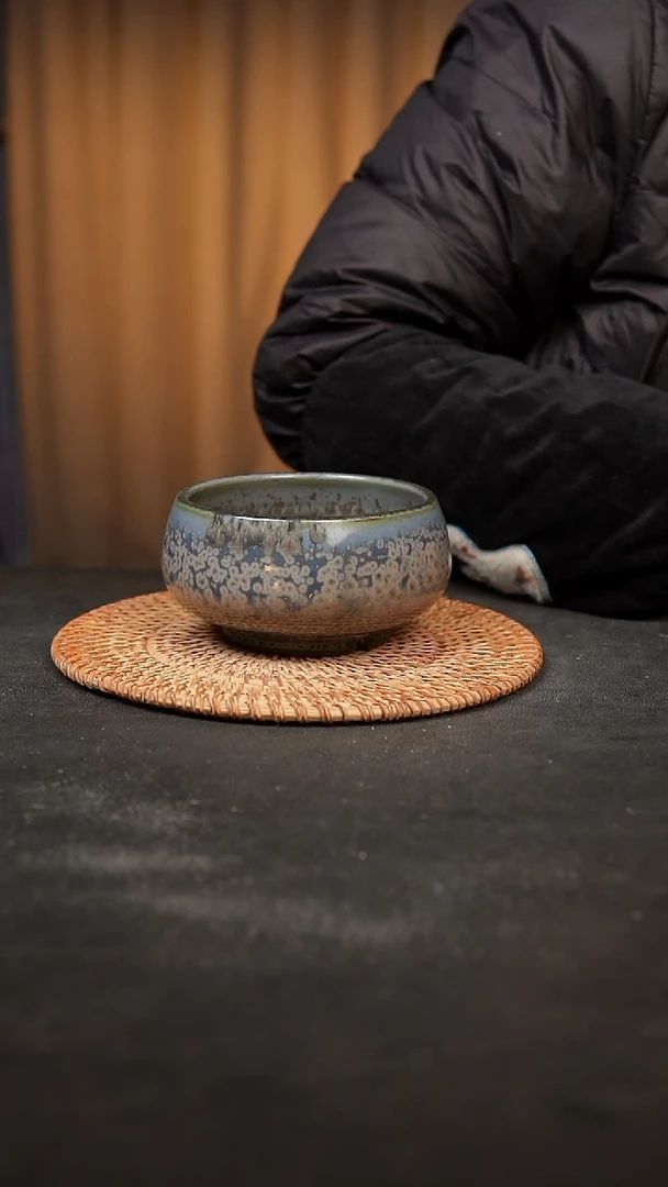 【闪购商品】瓷片泥泥手工花盆口9高7