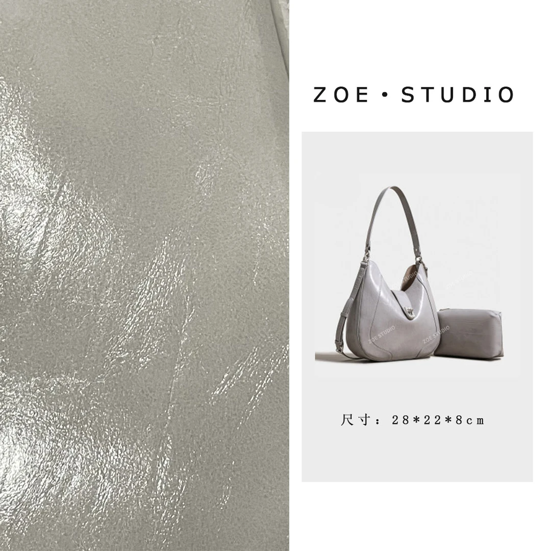 【佐伊甄选】SK-62739-1-云灰轻奢女士时尚潮流百搭单肩斜挎包简约