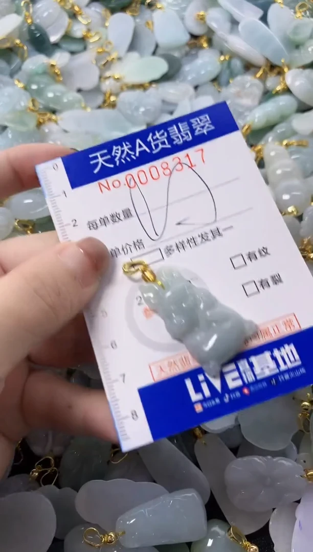 颈饰未镶嵌翡翠天然A货翡翠