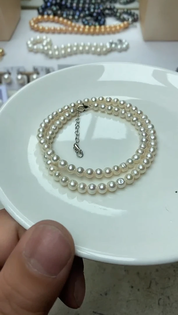 淡水珍珠未镶嵌颈饰1