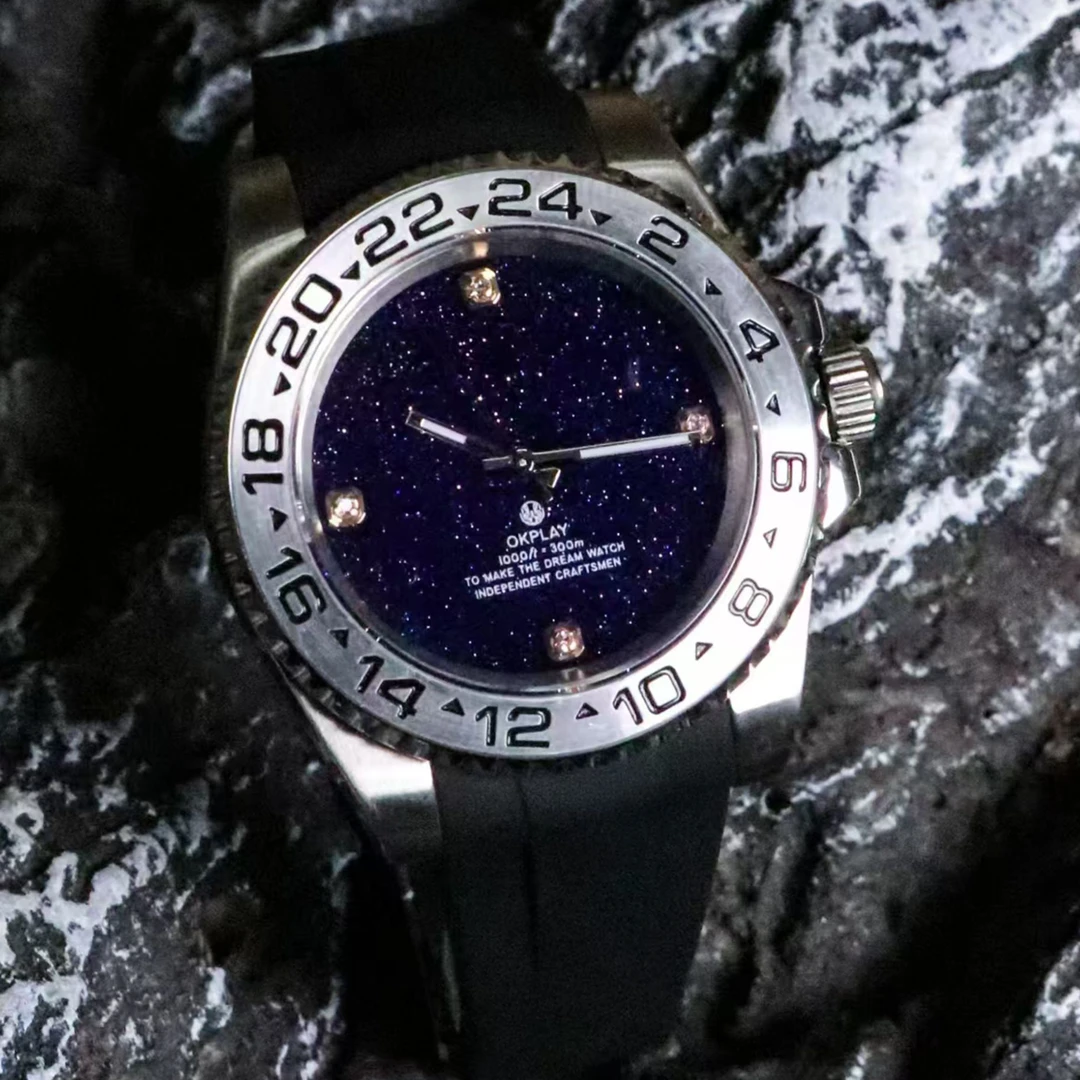 银河星际全自动男士机械腕表轻奢时尚潮流气质个性