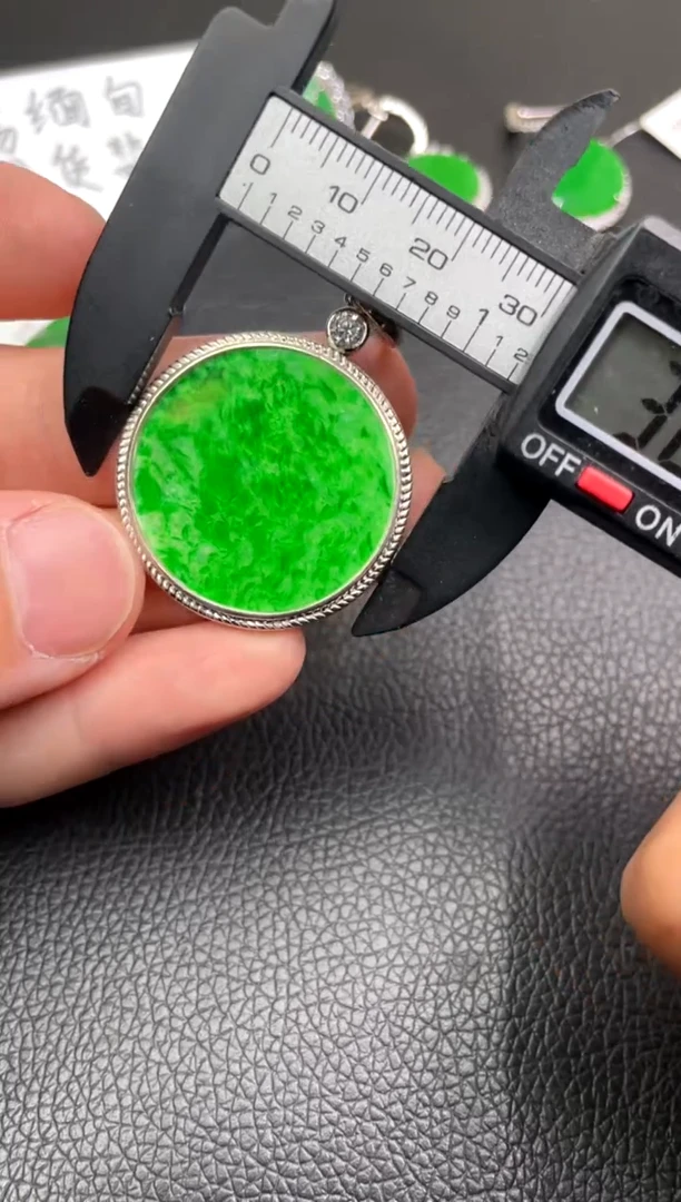 【闪购商品】翡翠吊坠(不含链)银S925镶嵌吊坠