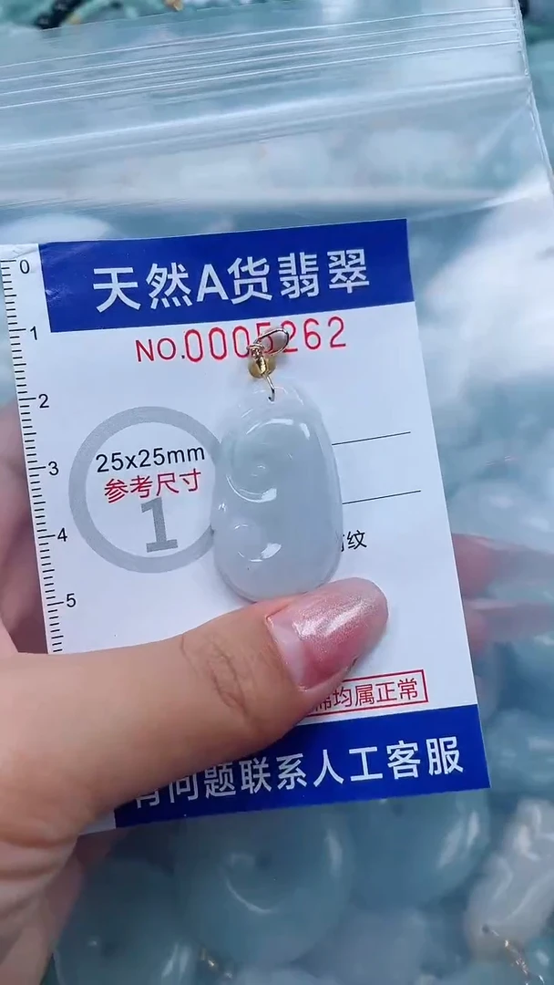 翡翠未镶嵌吊坠(不含链)1