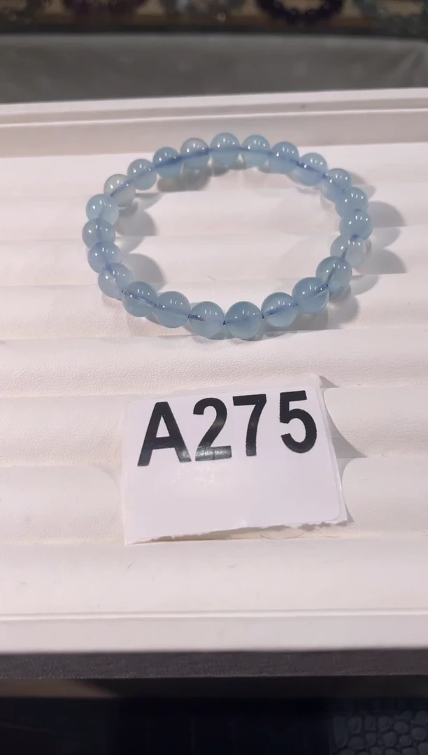 水晶手链未镶嵌A275海蓝宝8