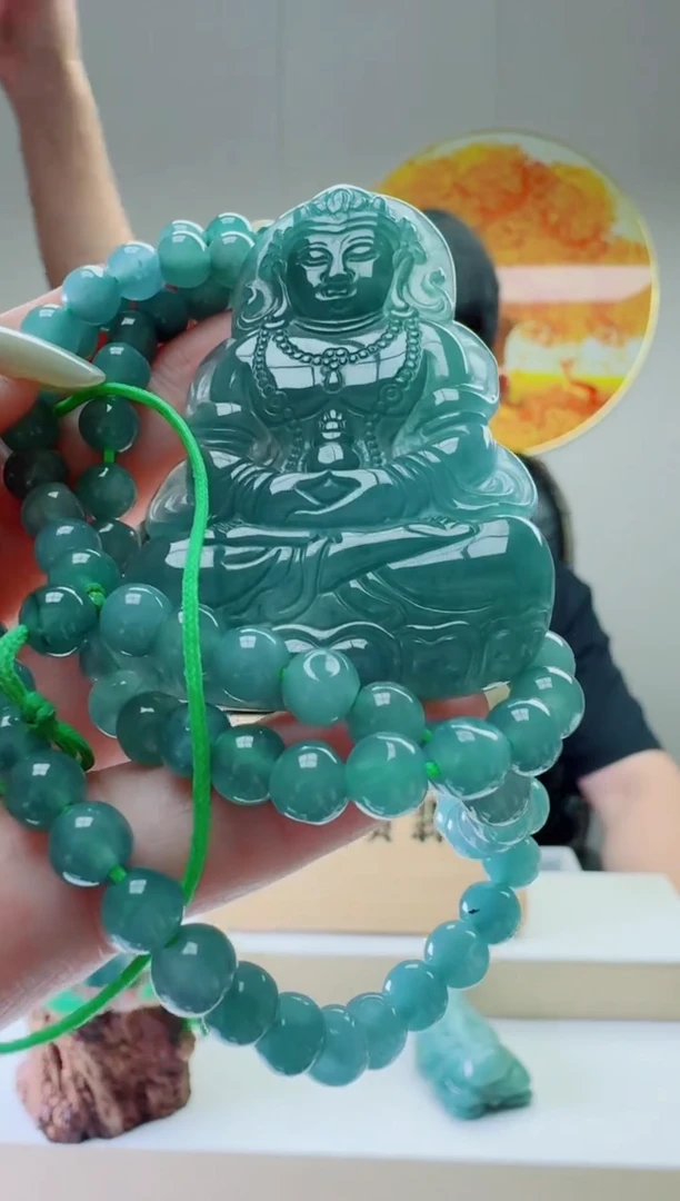 翡翠未镶嵌颈饰多样性随机发其一