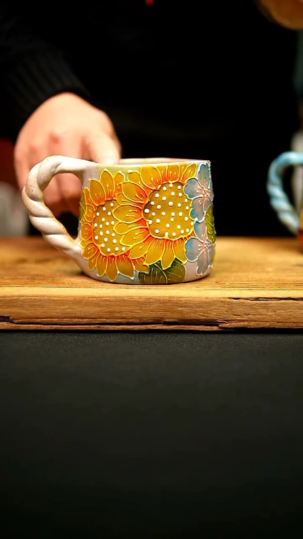 @@陶园瓷舍@@纯手工手绘@高温釉下彩