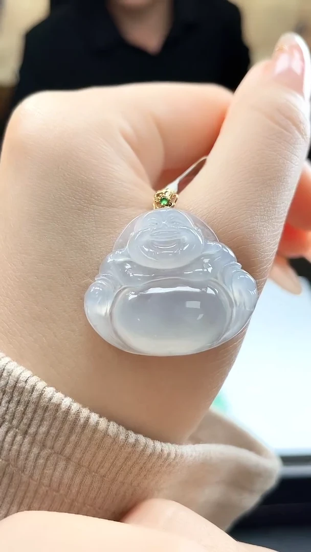 18K金镶嵌定制翡翠翡翠多样发其一