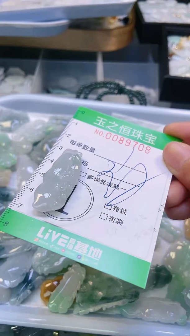 翡翠未镶嵌颈饰闪购0089708