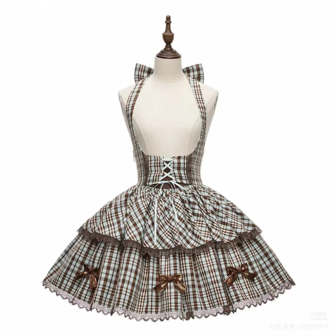 玻璃纸之夜蓟草之冠3.0托胸jsk 洛丽塔 仲夏