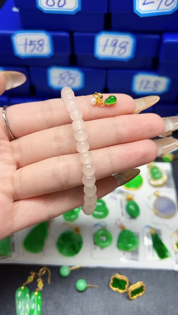 【闪购商品】翡翠耳饰未镶嵌Y翡翠/支持复检/一件