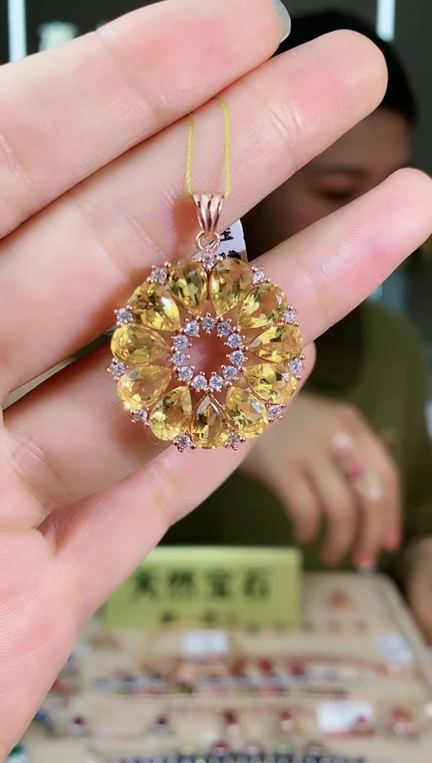 【闪购商品】水晶颈饰银S925镶嵌颈饰