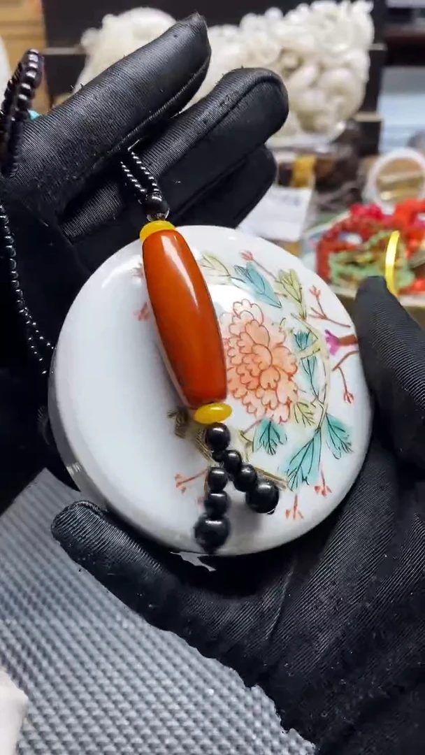 【闪购商品】瓷片瓷片瓷器 摆件1个